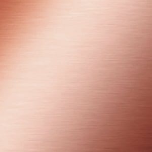 Brushed copper - metal finishes