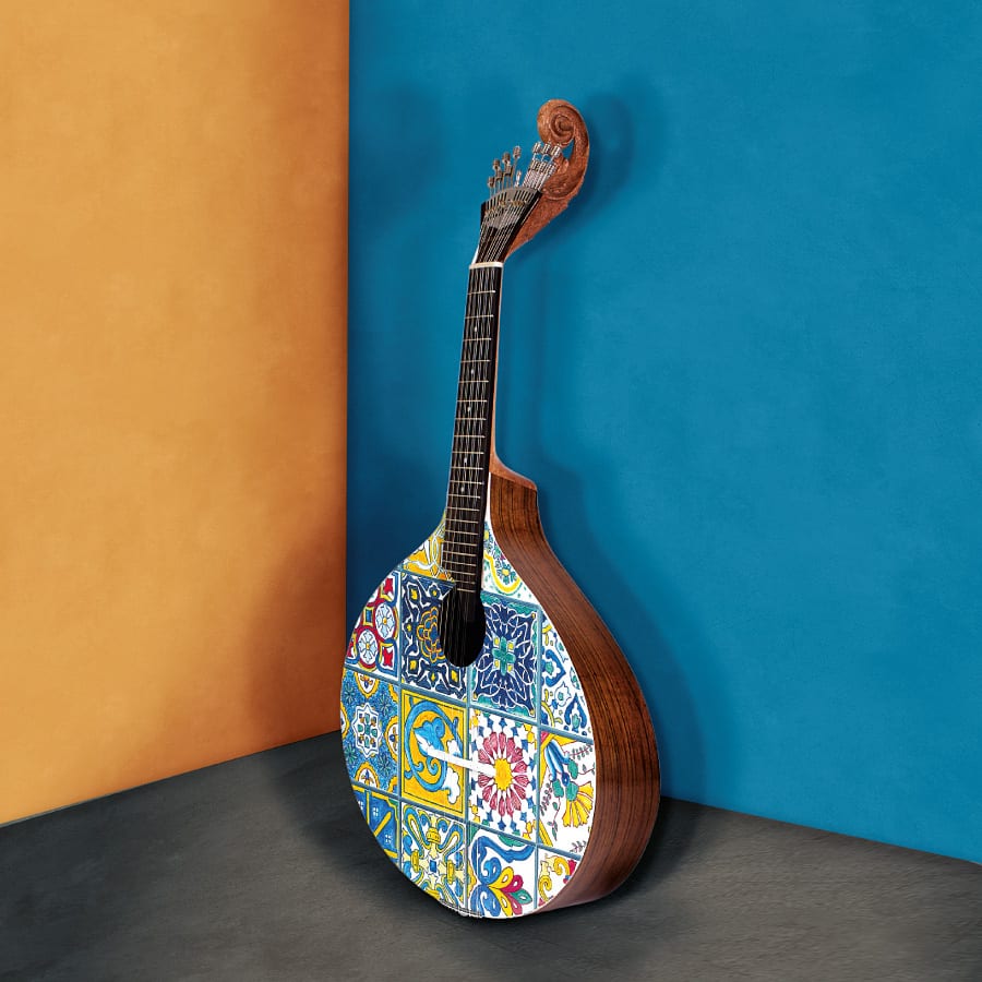 Azulejo i portuguese guitar by malabar