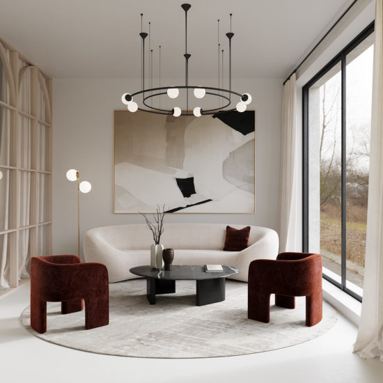 Minimalist Interiors Throught Lines And Neutral Tones