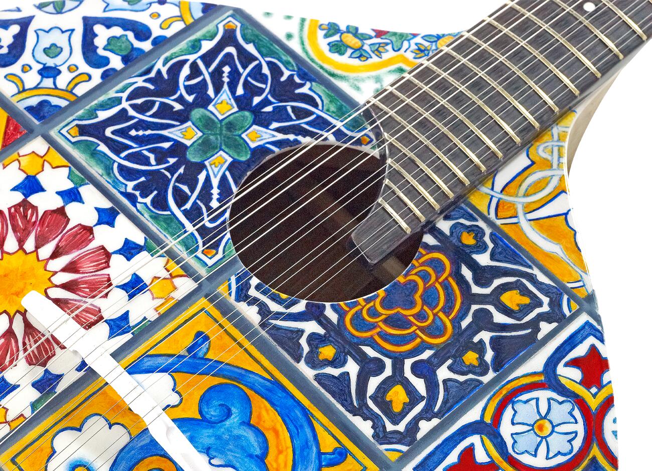 Azulejo i guitar