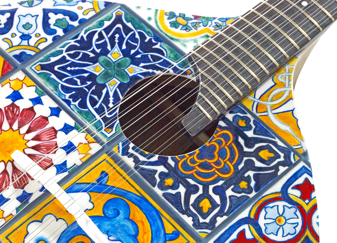 Azulejo i guitar