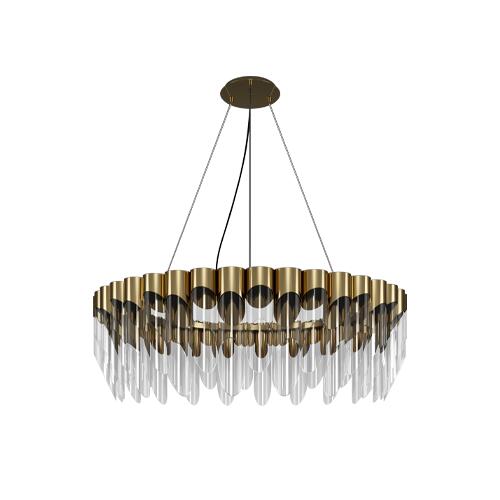 Bamboo suspension lamp